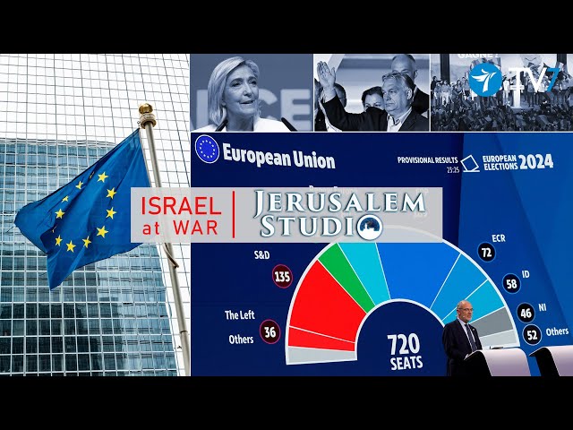 ⁣Europe’s Election and Implications for the Mideast : Israel at War – Jerusalem Studio 865