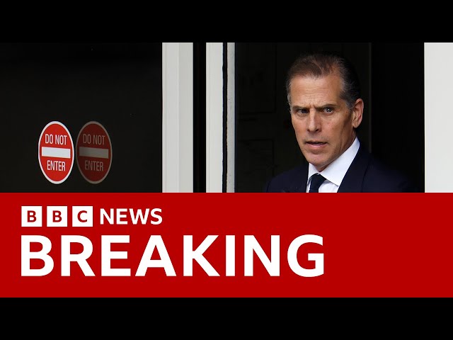 ⁣Hunter Biden found guilty of federal gun crimes and faces possible prison term | BBC News