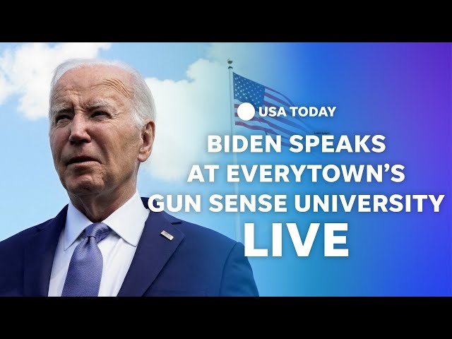 ⁣WATCH LIVE: President Joe Biden speaks on gun control at Everytown’s Gun Sense University