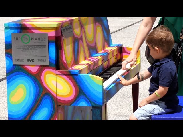 ⁣Arts program shows off 15 uniquely-designed pianos