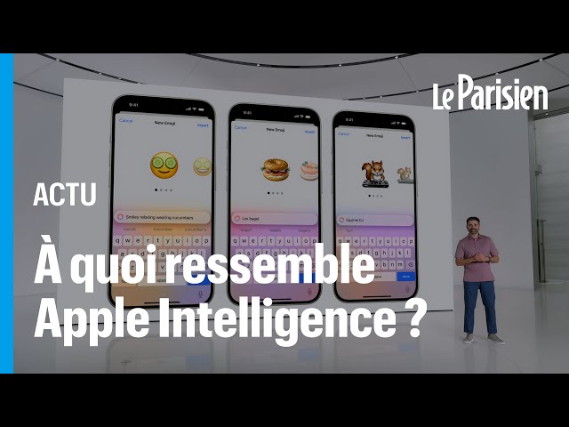 ⁣À quoi ressemble Apple Intelligence ?