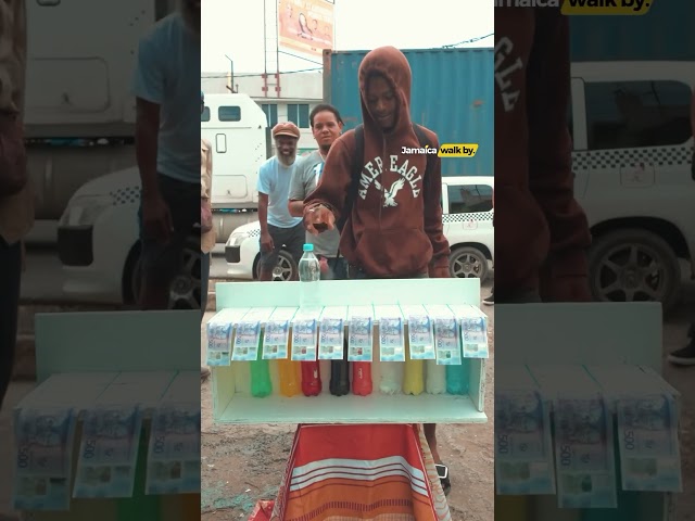 ⁣Bottle Challenge in #jamaica watch full video #jamaicawalkby