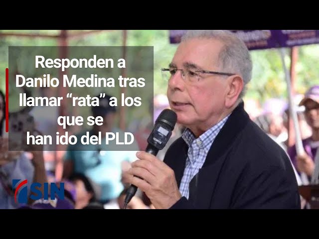 ⁣Exdiputados peledeistas responden a Danilo Medina tras llamar “rata” a los que se han ido del PLD