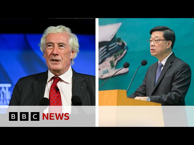 ⁣Chief Executive of Hong Kong condemns British judge’s resignation | BBC News