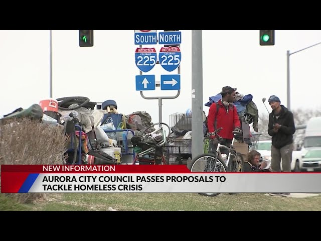 ⁣Aurora City Council passes new proposals to curb homelessness