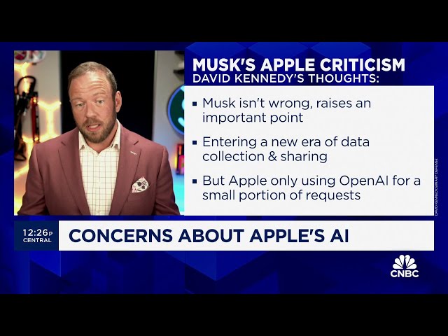 ⁣Elon Musk isn't wrong about Apple AI privacy concerns, says Binary Defense's David Kennedy