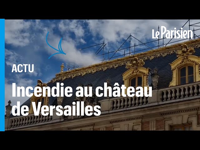 ⁣Le château de Versailles évacué après un incendie