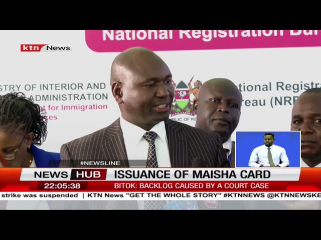 ⁣New processing machine acquired to hasten in the issuance of Maisha Card