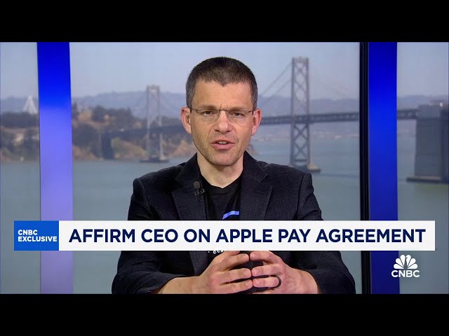 ⁣Affirm CEO on Apple Pay agreement, payment plans and consumer spending