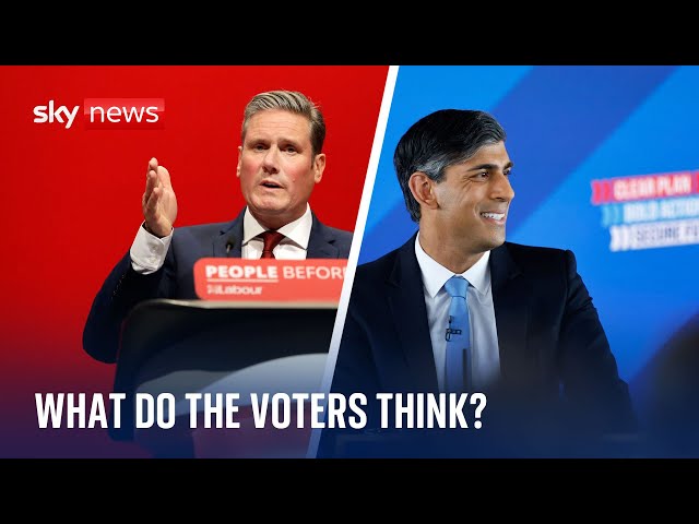 ⁣Sunak v Starmer: Polls point to mistrust in both leaders ahead of Sky leaders' special event