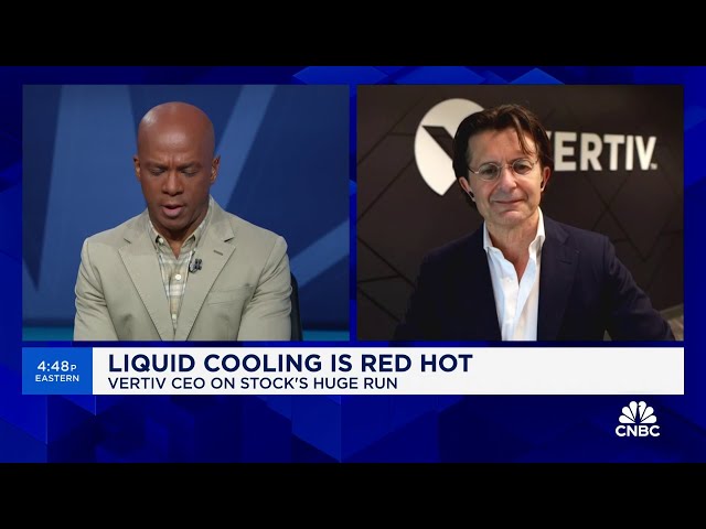 ⁣Data center liquid cooling is accelerating and it's accelerating now, says Vertiv CEO