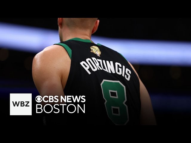 ⁣Celtics fans react to Porzingis injury announcement