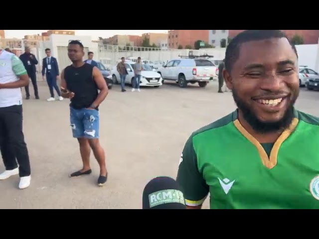 ⁣Réaction à chaud des supporters de l'équipe des Comores et les joueurs après la victoire  0-2 