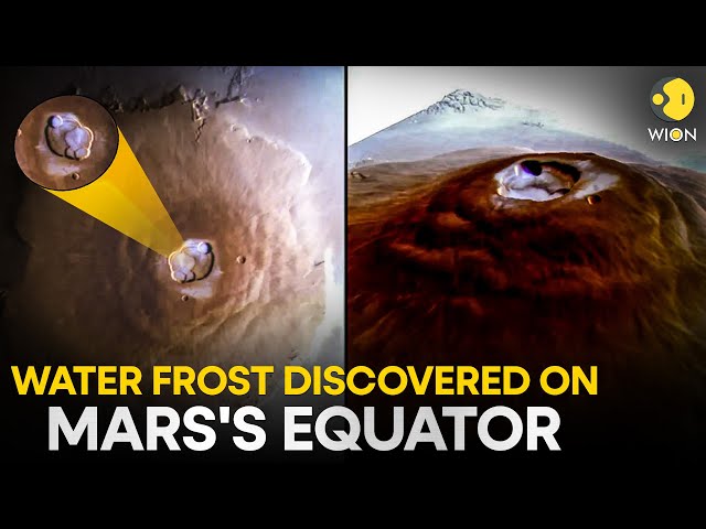 ⁣Water frost equal to "60 Olympic-size swimming pools" discovered on Mars equator | WION Or