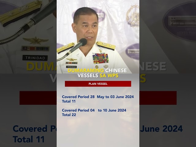 ⁣Pagdami ng mga Chinese warship sa West Philippine Sea, kinumpirma ng Phil. Navy