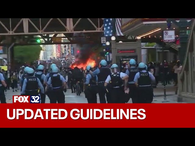 ⁣Chicago Police Department unveils updated guidelines for handling large crowds