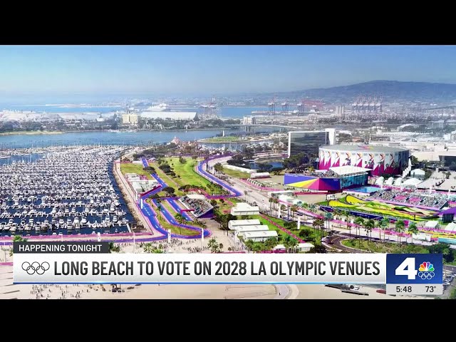 ⁣Long Beach votes on 2028 Los Angeles Olympic venues