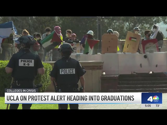 ⁣UCLA on protest alert heading into graduations