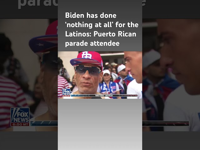 ⁣'Jesse Watters Primetime' asks Puerto Ricans: What has Biden done for the Latinos?