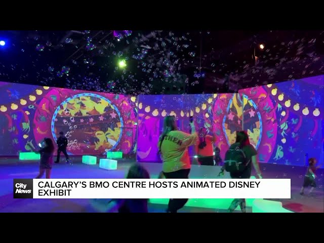 ⁣Calgary’s BMO Centre hosts animated Disney exhibit