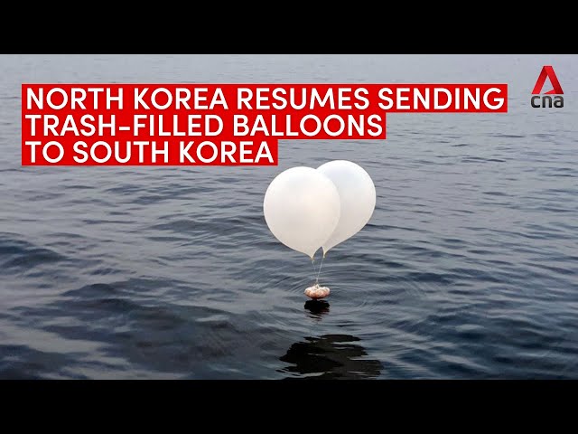 ⁣North Korea sends more trash balloons to South Korea in response to activists
