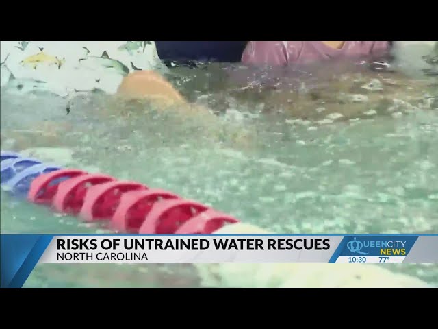 ⁣NC swim classes fill as drowning deaths rise nationally