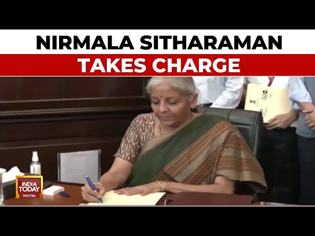 ⁣Nirmala Sitharaman Takes Charge Of Union Finance Ministry For 2nd Consecutive Term | India Today