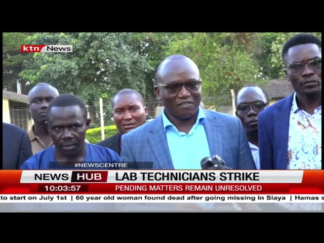 ⁣Lab technicians strike: County government of Busia engages lab technicians