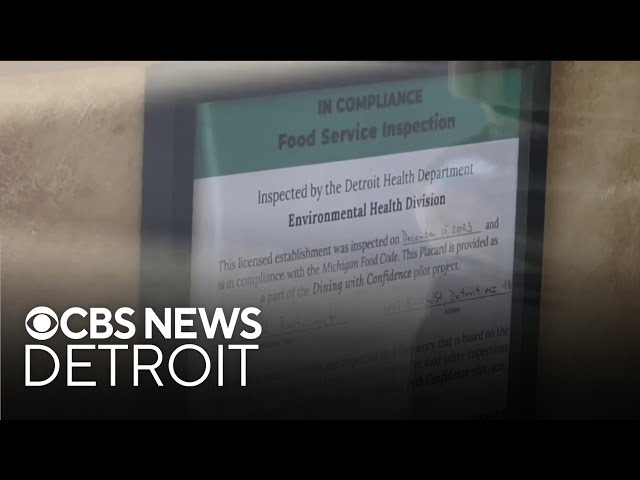 ⁣Detroit restaurants to show health inspection cards