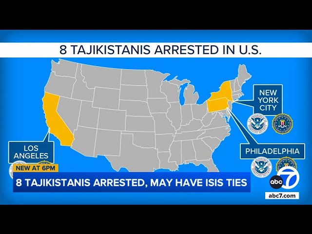 ⁣8 people with suspected ISIS ties arrested in LA, other cities
