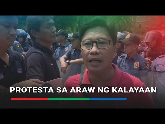 ⁣Mga militanteng grupo, nagprotesta sa Araw ng Kalayaan | ABS-CBN News