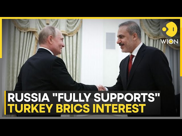 ⁣Turkey's BRICS aspiration: Putin meets Turkish Foreign Minister Fidan | Hopes to meet Erdogan s