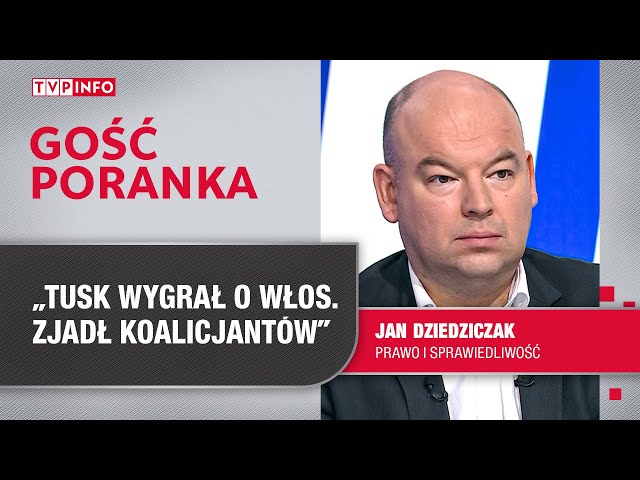 ⁣Dziedziczak: Tusk wygrał o włos, zjadł koalicjantów na przystawkę | GOŚĆ PORANKA