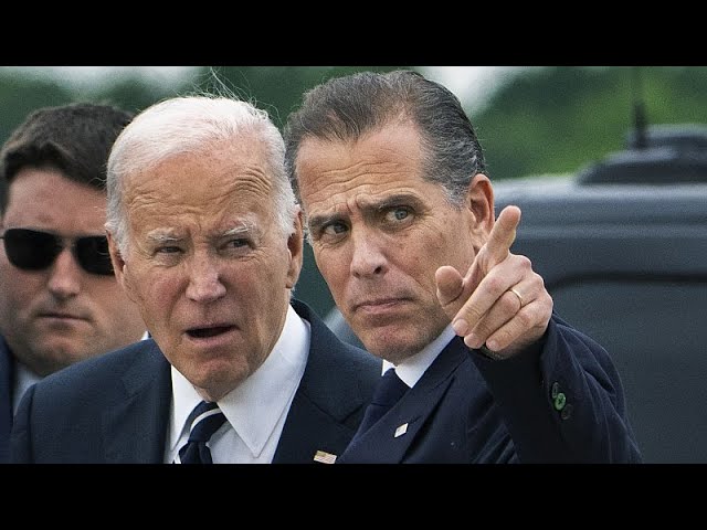 ⁣Biden arropa a su hijo tras ser declarado culpable de posesión ilícita de armas pero no le indultará