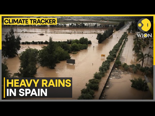⁣Spain: Heavy rains paralyse daily life, flights to Mallorca re-routed | WION Climate Tracker