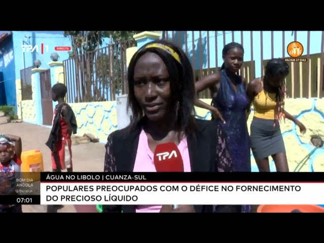 ⁣Água no Libolo Cuanza-Norte: Populares preocupados com défice no fornecimento do precioso líquido
