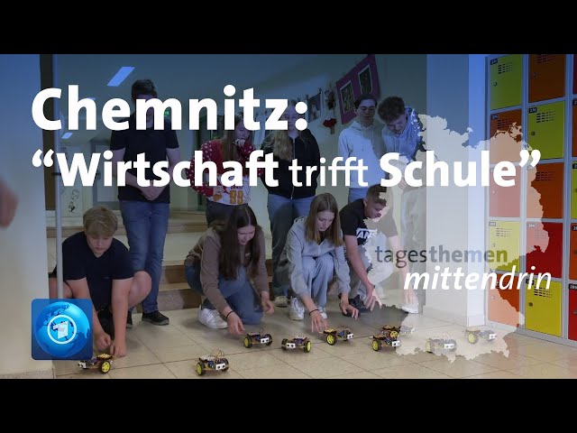 ⁣Chemnitz: Pilotprojekt "Wirtschaft trifft Schule" | tagesthemen mittendrin