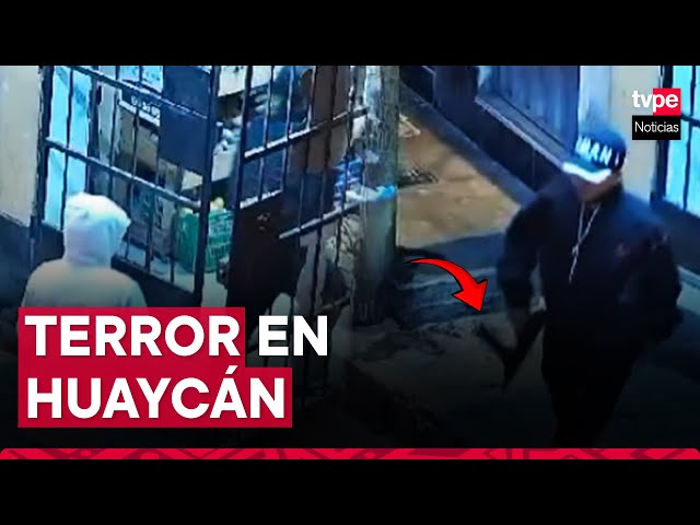 ⁣Huaycán: delincuentes con metralleta asaltan bodega y se llevan más de 500 soles