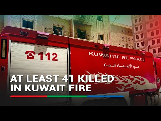 ⁣At least 41 killed in Kuwait fire