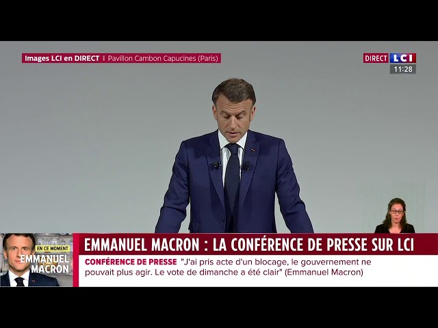 ⁣ Élections législatives : Emmanuel Macron dévoile son plan de bataille. Suivez sa conférence de ...