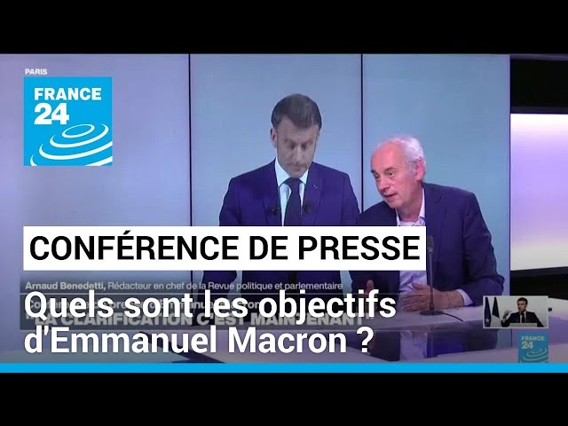 ⁣Clarification, alliances... les objectifs de la conférence de presse d'Emmanuel Macron
