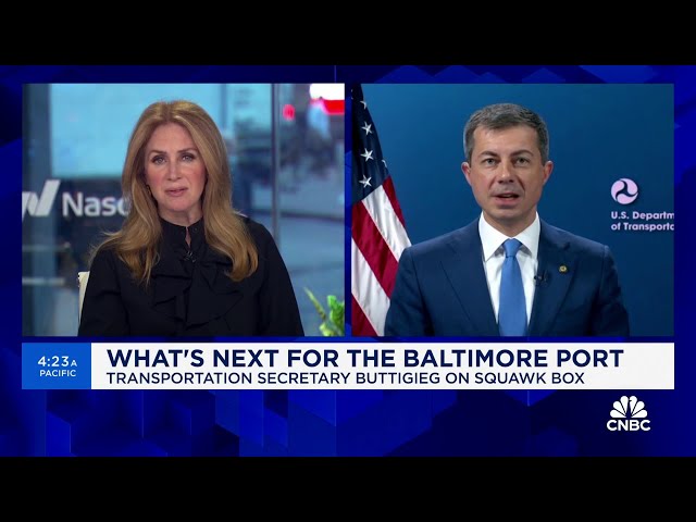 ⁣Transportation Secretary Buttigieg on Port of Baltimore reopening: Good news for supply chains