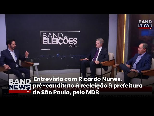 ⁣Ricardo Nunes diz que já foram aplicadas mais de R$200 mi em multas para a Sabesp | BandNews TV