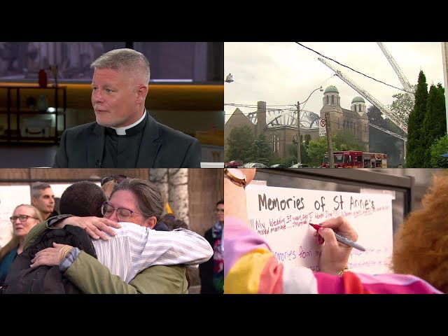 ⁣Toronto's St. Anne’s Anglican Church looking at next steps after a devastating fire