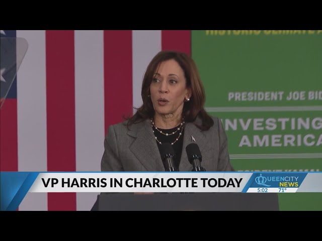 ⁣VP Harris stops in Charlotte for economic 'Opportunity Tour'