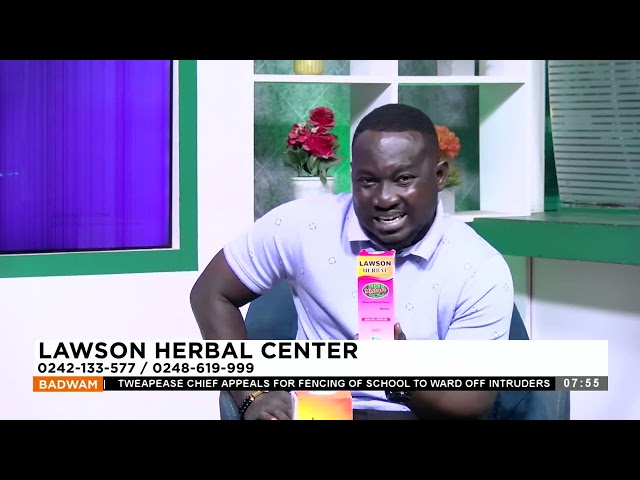 ⁣LAWSON Herbal Center - Badwam Afisem on Adom TV (12-6-224)