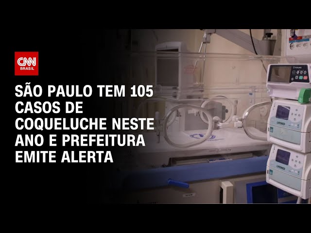 ⁣São Paulo tem 105 casos de coqueluche neste ano e prefeitura emite alerta | CNN NOVO DIA
