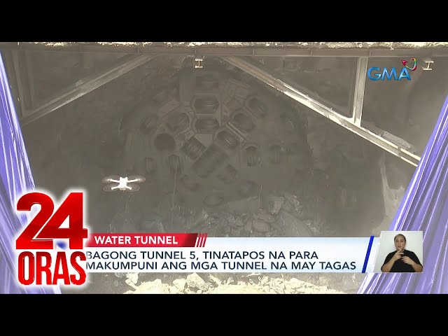 ⁣Bagong tunnel, tinatapos na para makumpuni ang mga tunnel na may tagas | 24 Oras