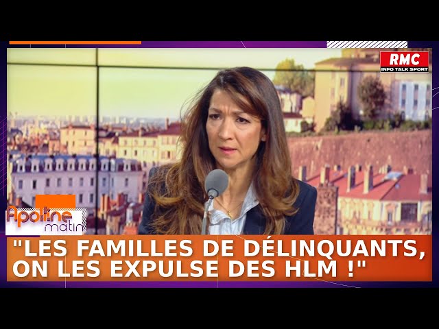 ⁣"Les familles de délinquants, on les expulse des HLM", affirme Sabrina Agresti-Roubache