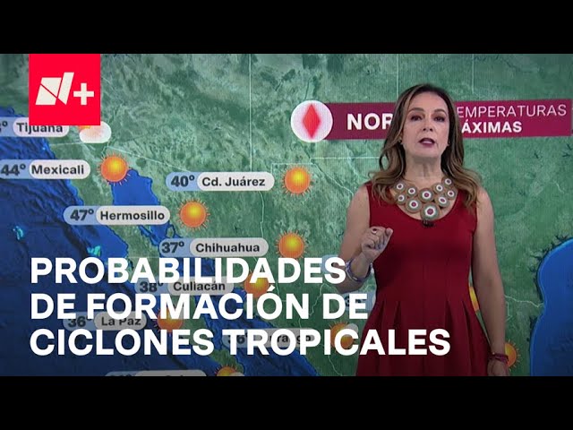 ⁣Desarrollo de dos fenómenos ciclónicos que pueden afectar a México - Las Noticias